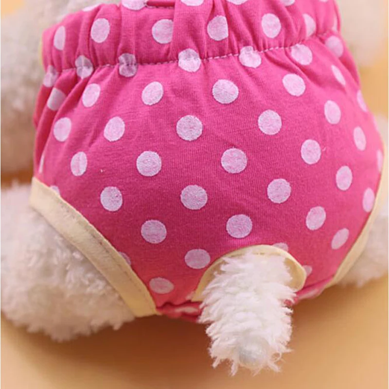 Физиологические штаны для домашних животных собак в горошек полосатые женские