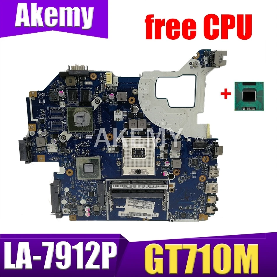 

LA-7912P Mainboard For ACER E1-571 V3-571 V3-531G E1-571G V3-571G notebook motherboard GPU GT710M HM77 free CPU