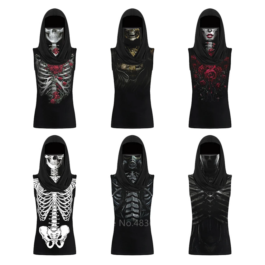 Скелет Helloween женский косплей страшный костюм платье для взрослых череп hodded боди