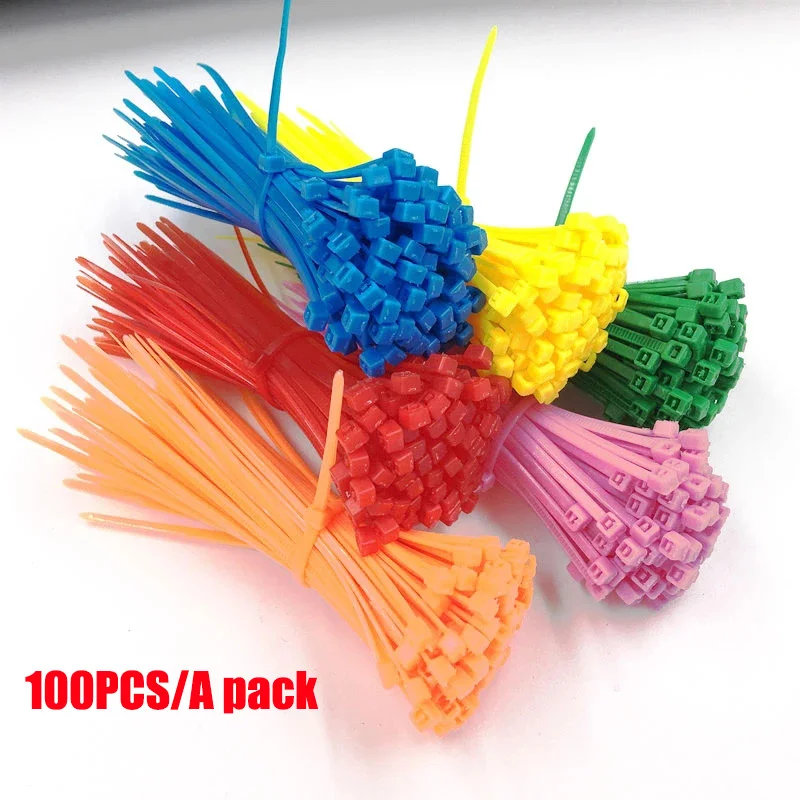 Многоразовые самоблокирующиеся Нейлоновые регулируемые Кабельные стяжки для