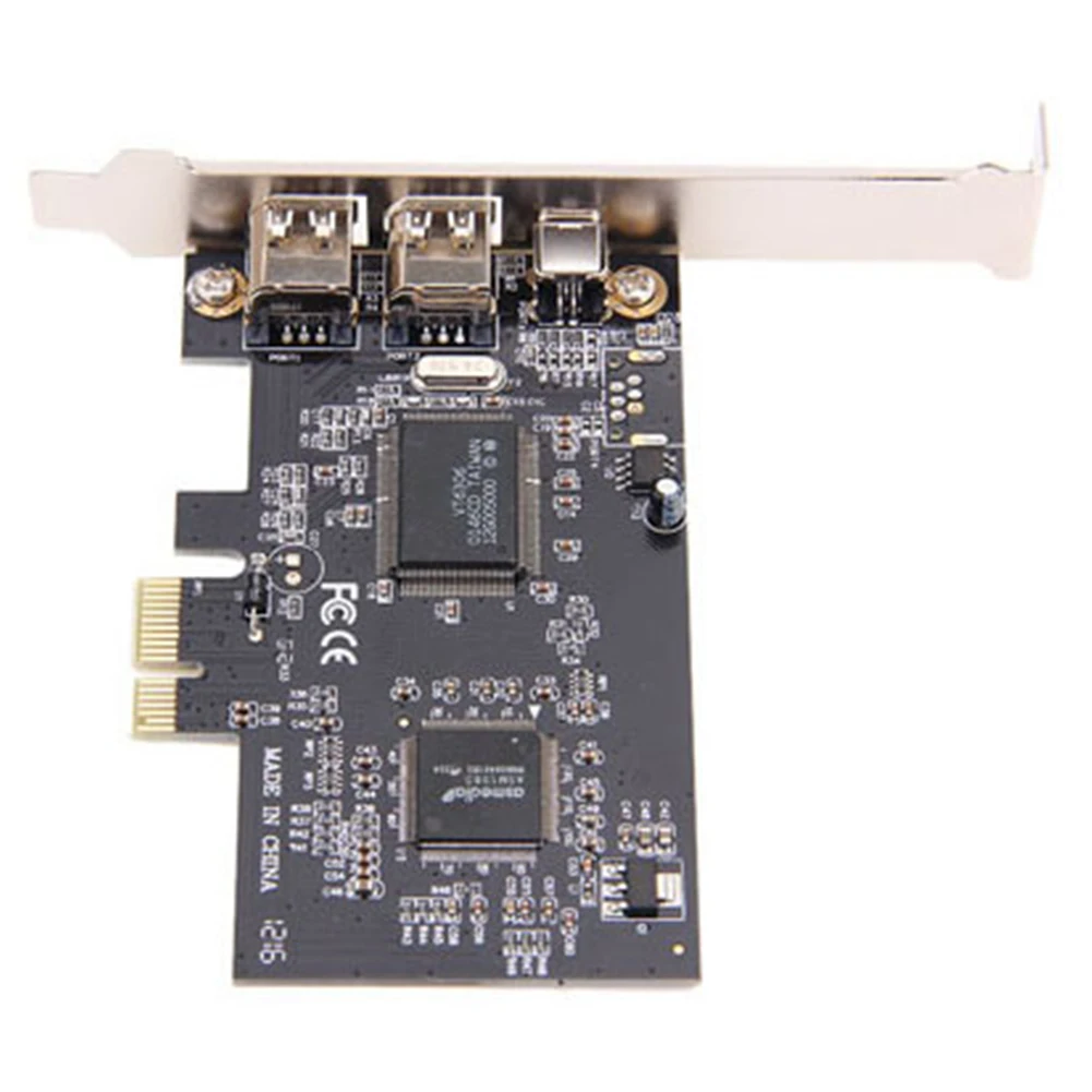 Для PCI-E Firewire 3 порта PCI Express внешний 1394A адаптер Расширительная карта контроллер