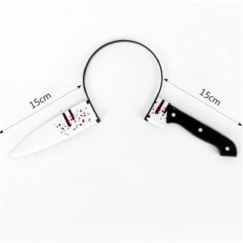 1 шт. ужасная повязка на Хэллоуин реквизит для выступлений топор ножницы нож игла