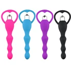 Силиконовый Вибрационный массажер простаты для женщин и мужчин, Анальная пробка, секс-игрушки, вибратор, стимулятор вагины, клитора, киски