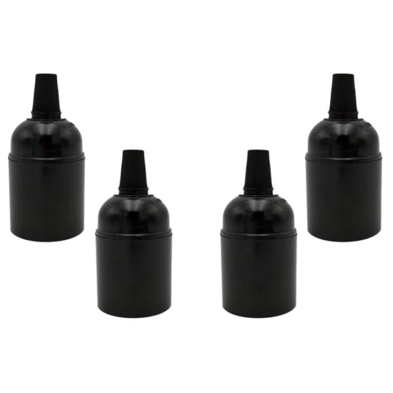 

10 штук в упаковке E27 бакелитовый патрон Пластик светильник гнездо E27 Scerw основание светильника держатель