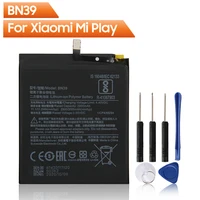 xiao mi original replacement phone battery bn39 for xiaomi mi play authentic rechargeable battery 3000mah with free tools