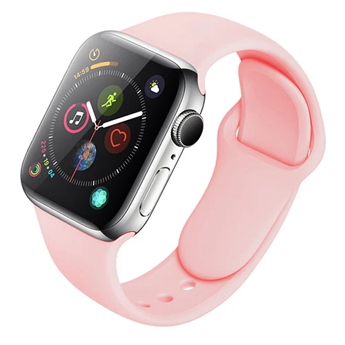 Силиконовый ремешок для Apple Watch 38 мм 42 мм спортивный браслет резиновый ремешок для Iwatch 5 4 44 мм 40 мм для Apple Watch 3 2 1 - Цвет ремешка: color 11