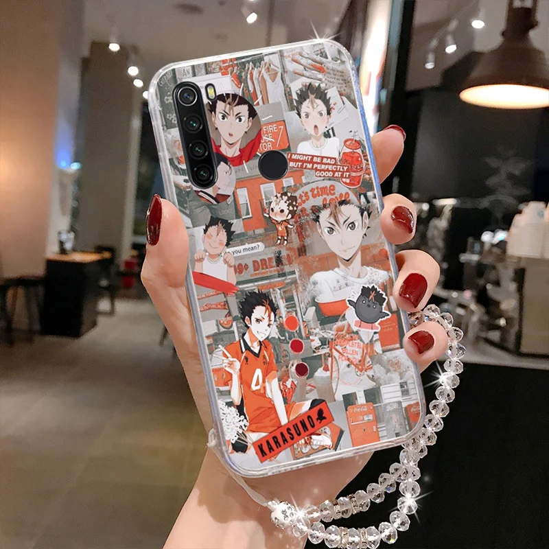 Anime Volleyball Haikyuu Comics Clear Soft TPU Phone Case For Xiaomi Redmi 9 7 9A 9T 8 9C 7a K20 K30 Note 10 9 8T 7 Pro 9s cover