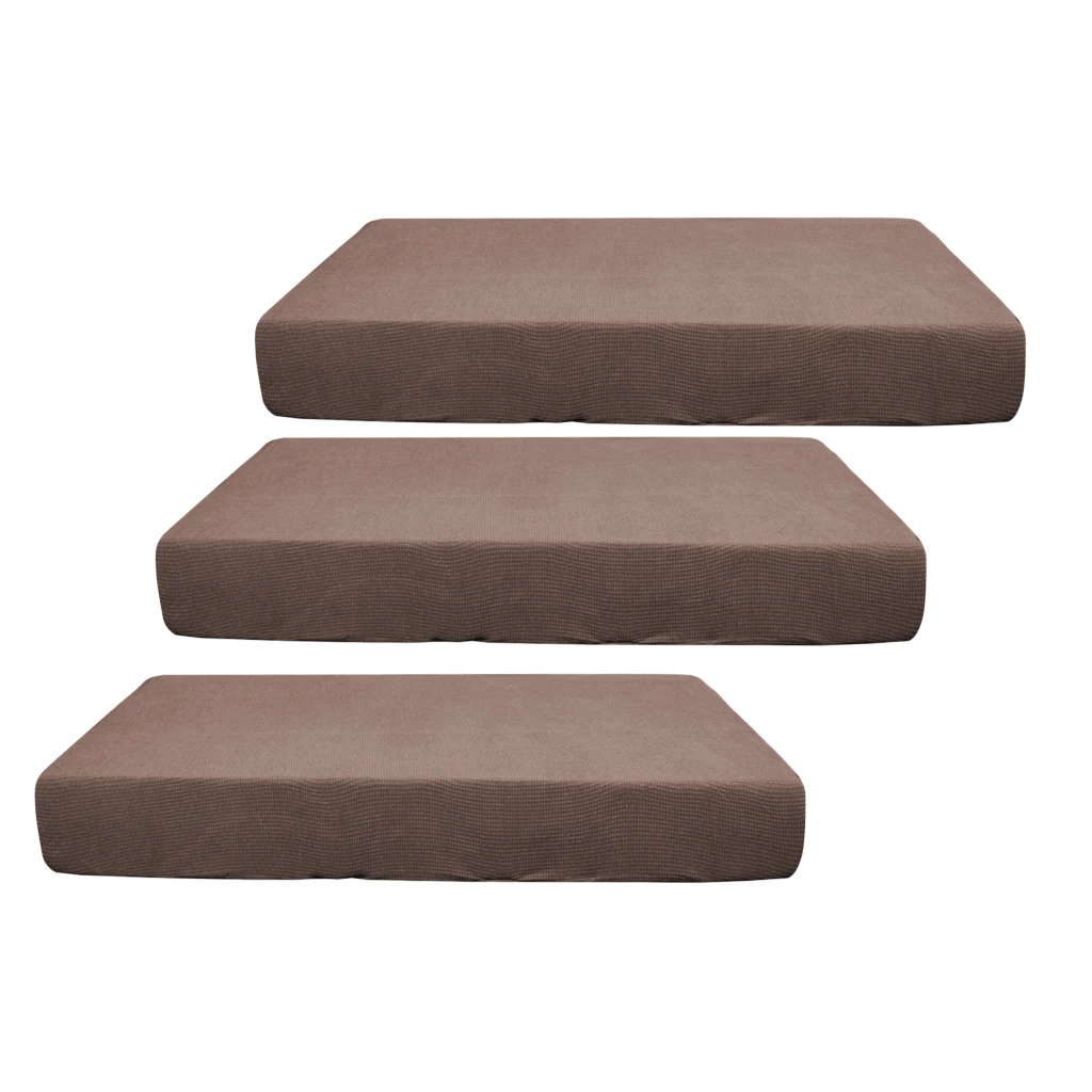 

Stretch Jacquard Sofa Seat Cushion Cover Couch Slipcover Replacement for Garden Patio Furniture