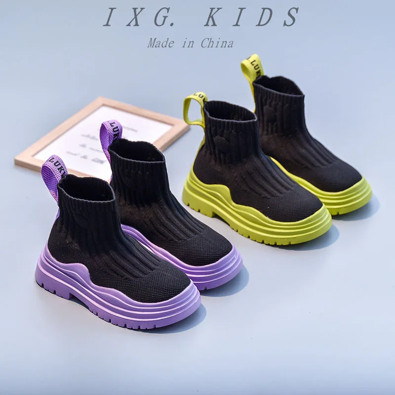 

Модные текстильные ботинки для девочек от 8 до 10 лет; Осенне-зимние ботинки для маленьких девочек-подростков; Яркие красивые танцевальные бо...