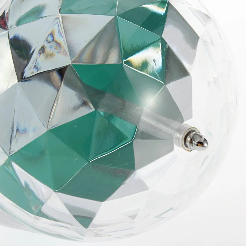 E27 3 Вт RGB светодиодный хрустальный шар эффект светильник освещение поворотной