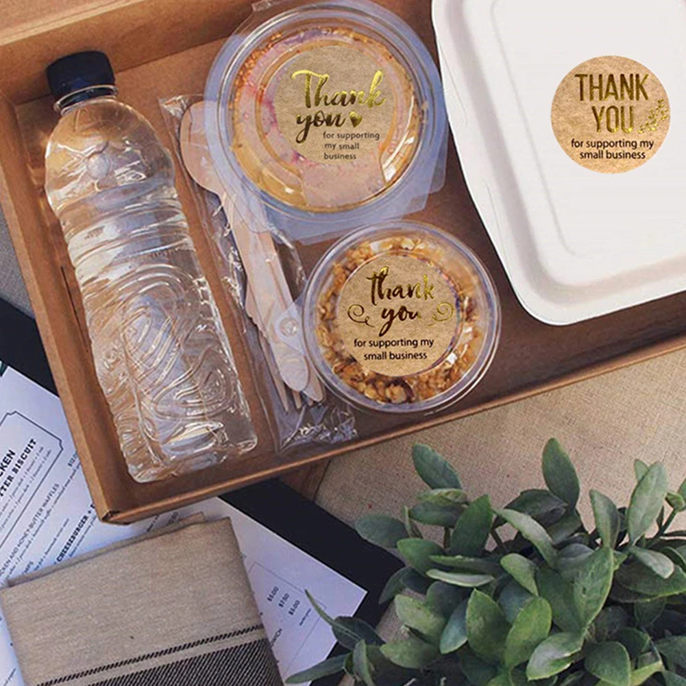 

500pcs Thank You Snowman Wearing Labels Stickers Christmas Festival Paper Seal Labels Scrapbooking Gift Packaging Seal