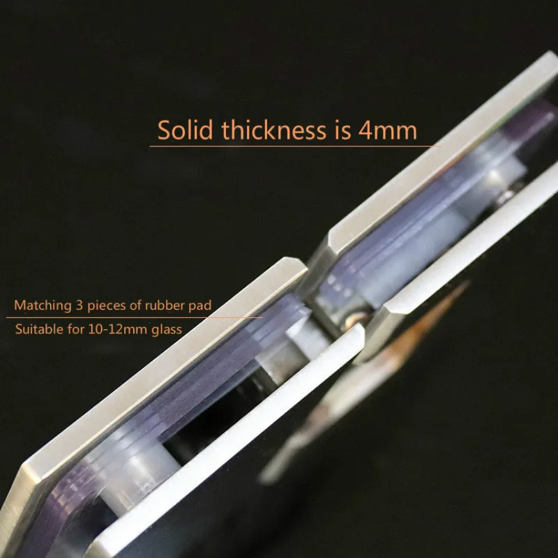 1 шт. дверная петля для перегородок из нержавеющей стали 304 180 градусов зажим