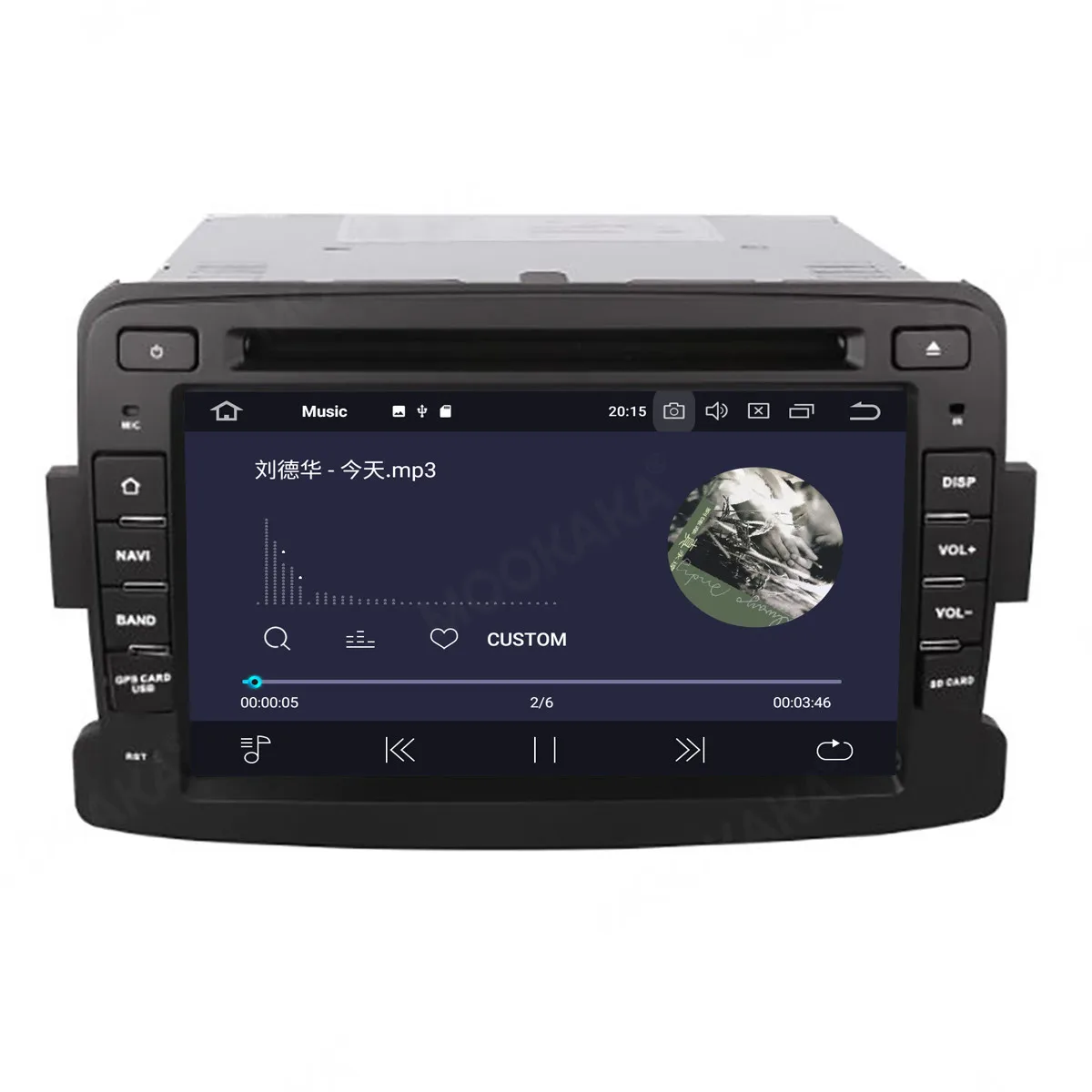 Android 2012 64 ГБ автомобильный радиоплеер GPS-навигация для Renault Duster 2016- мультимедийный