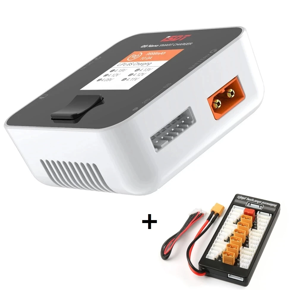 Зарядное устройство ISDT Q6 Nano BattGo 200 Вт 8A Lipo цветной Карманный Аккумулятор для 1-6S |