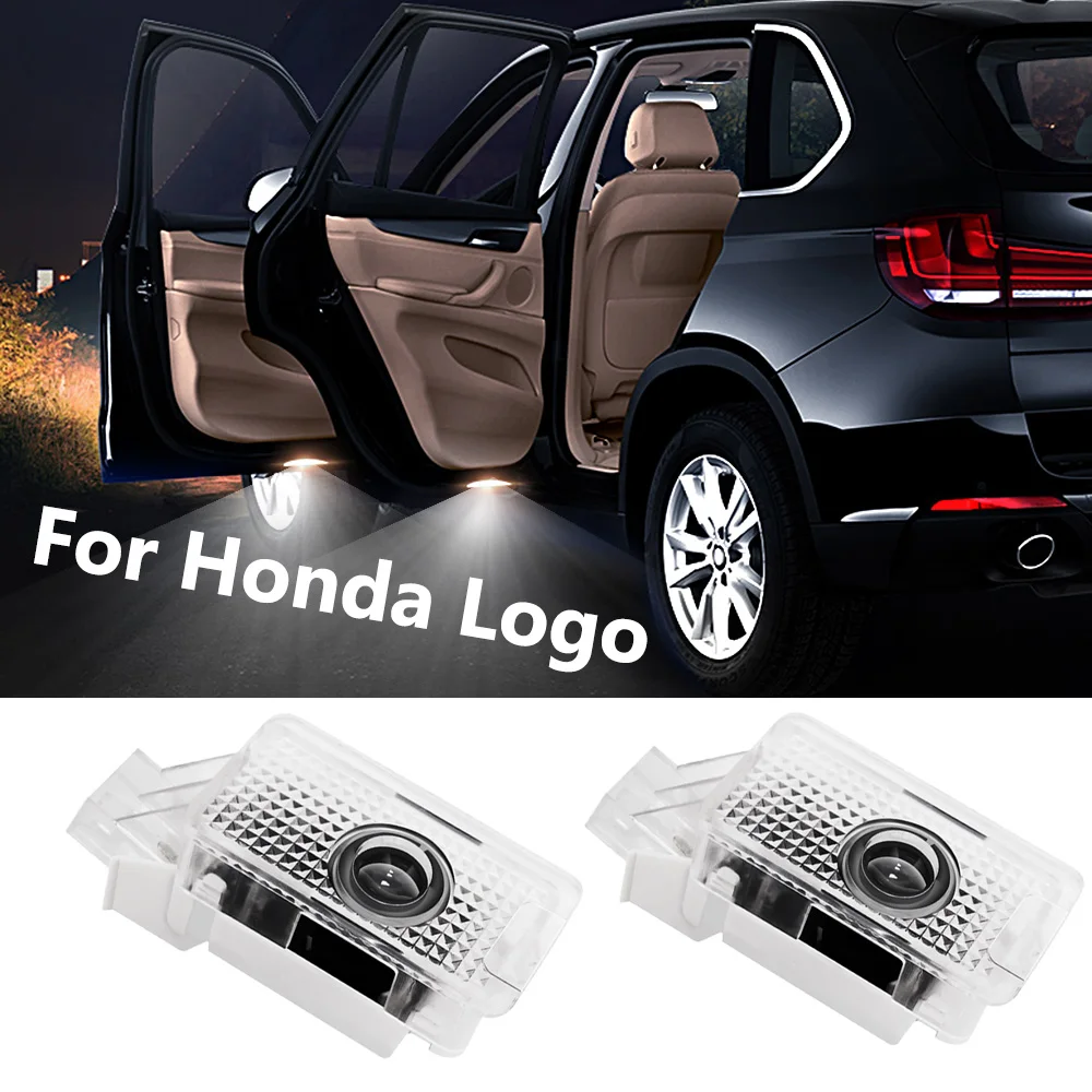2 шт. приветсветильник для двери автомобиля Honda Civic эмблема логотип тень призрак