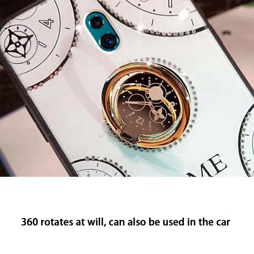 

Fashion Clock Pattern Phone protection Case For iPhone 11 Pro XS MAX XR X 8 7 Plus Luxury Glass cases For 6 6s Plus cover