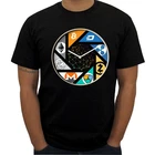Мужская футболка, трендовая Футболка с принтом криптовалюты, биткоина, литекоин, Дэш, Зейн, этериум, морепродуктов, Мужская трендовая креативная графическая футболка, топ