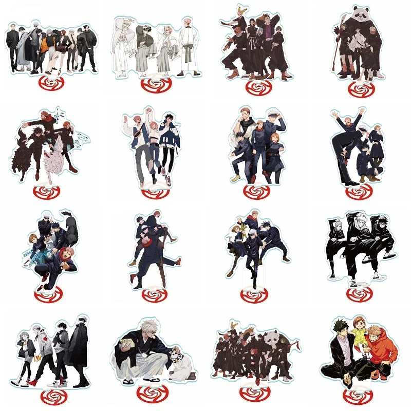 

2021 Japan Anime Jujutsu Kaisen Acrylic Figure Stand Model Plate Desk Decor Cosplay Boy Girl Gift Keychain