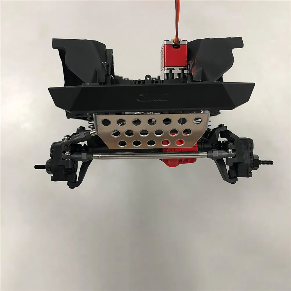 Plates Bottom Chassis Armor for Axial SCX10 III AXI03007 Jeep Wrangler RC Car Metal Front Guard Axle Protective Upgrade Parts | Игрушки и