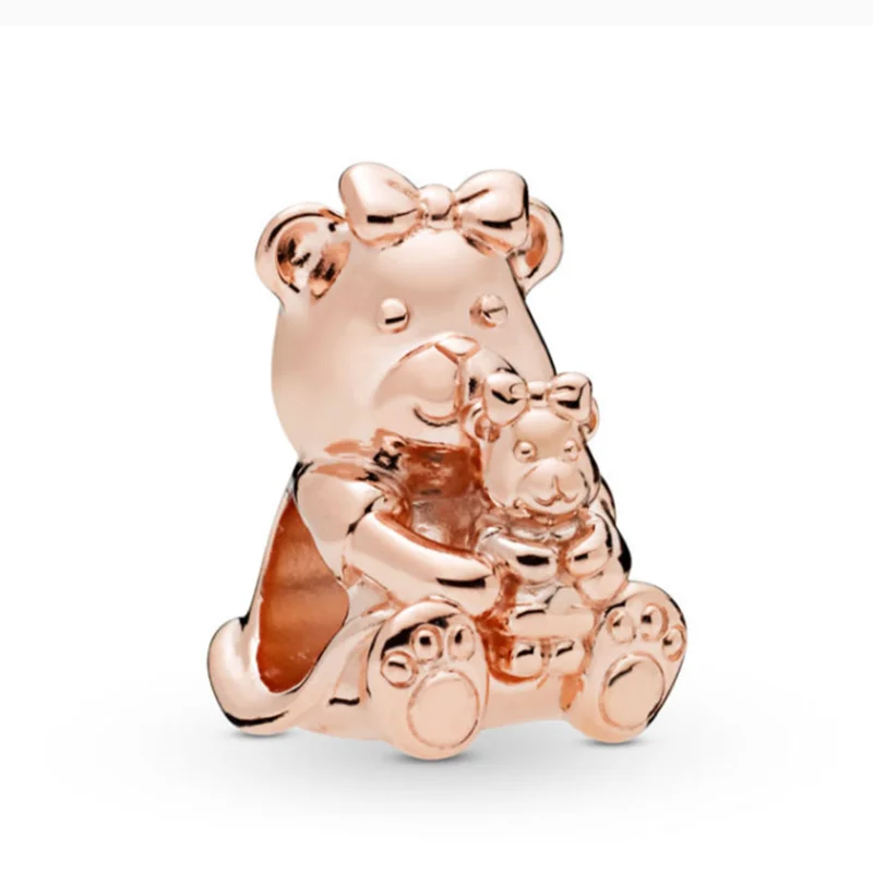 P-319 Подходит для браслетов и ожерелий Pandora для женщин, для любителей DIY, ювелирное изделие с серебряным покрытием для мальчиков и девочек, Мики, единорога, Подвески из бисера - Цвет: P-319