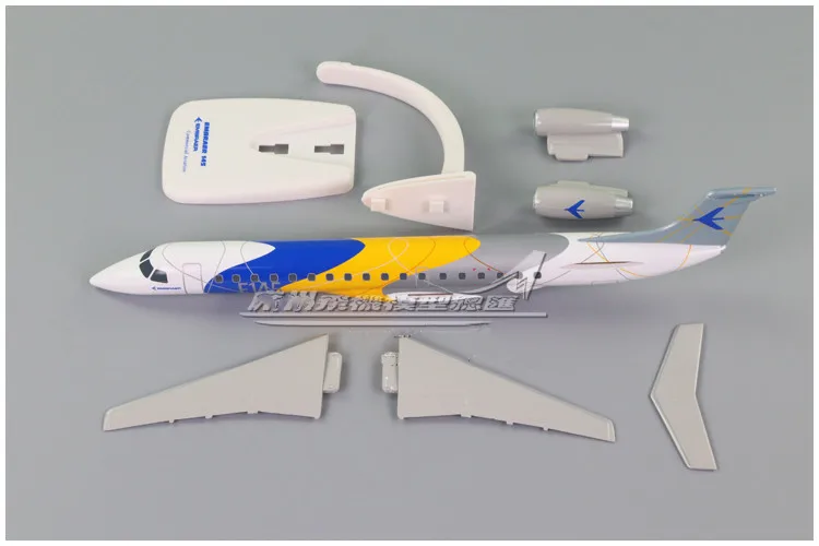 

30cm 1:100 ABS Plastic Air Brazil EMBRAER ERJ-145 Airlines Airways Aircraft Assembled Assembly airplane model Plane