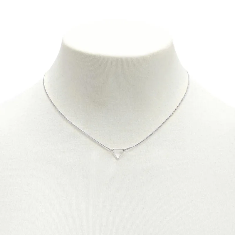 Творческий геометрический полый кружевной воротник ожерелье-цепочка золотистый