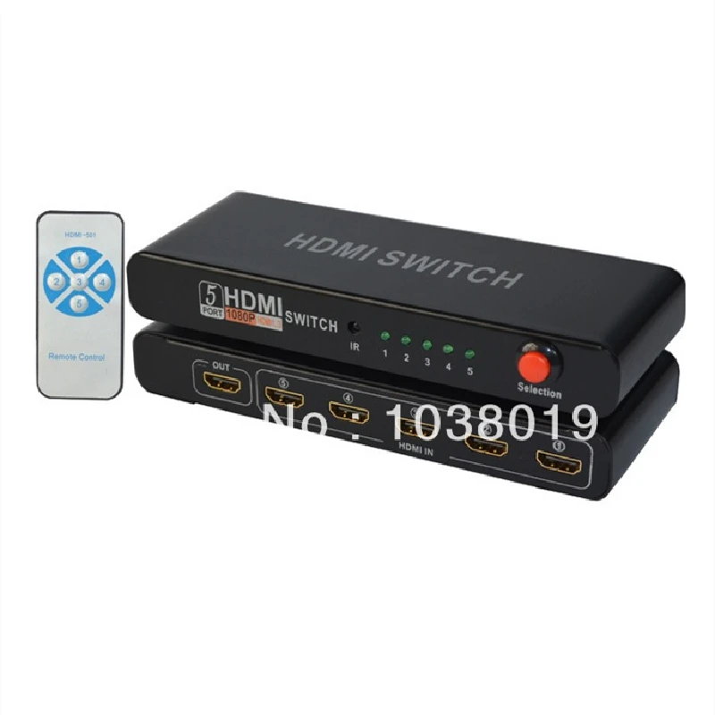 Ibay-51H бесплатная доставка Заводская поставка HDMI переключатель 5 портов вход 1 порт