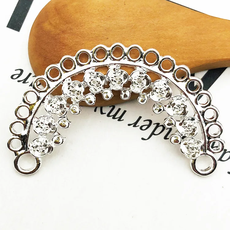 

Antique Series Hairpin Semicircle Electroplating Alloy Accessories New Hot Selling Bride Headdress Material DIY Accessories