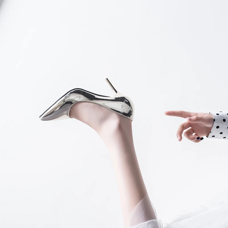 

Fashion Sexy Lady Women Shoes Pointed Toe Pumps Patent Leather Dress High Heels Boat Shoes Wedding Shoes Zapatos Mujer U14-34