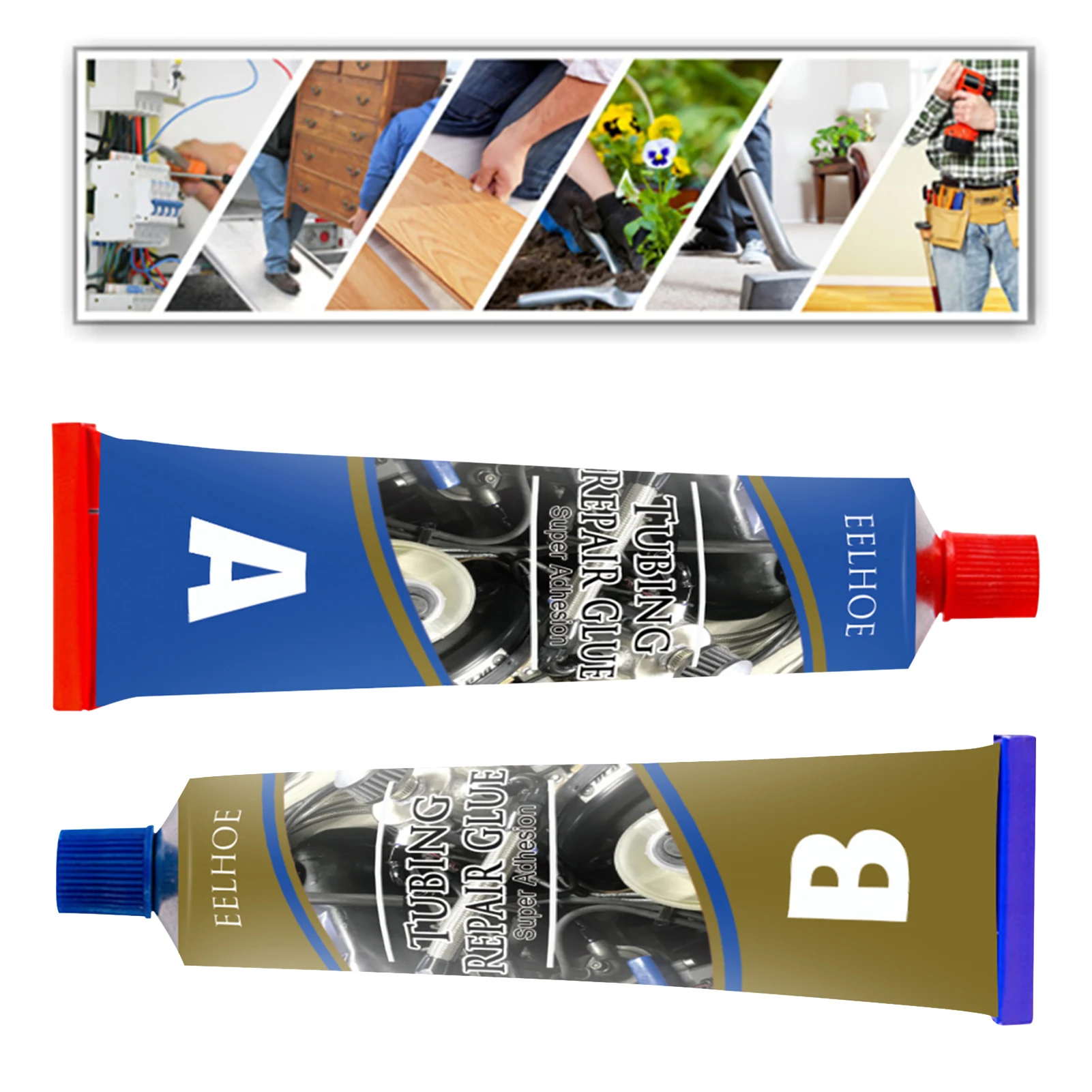 

Metal Repair AB Glue Cast Iron Sealant Defect Repair Caster Glue