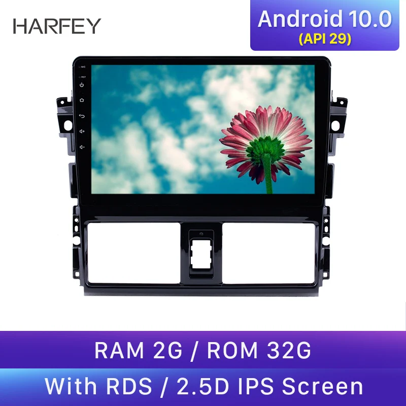 Harfey 2DIN сенсорный мультимедийный плеер 10 1 &quotАвтомобильный gps Navi Android 0 Bluetooth wifi