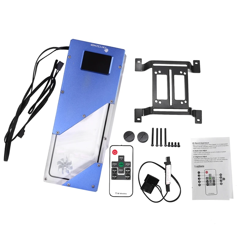 

FREEZE MOD BOX-ZNSX Liquid Cooler, Water Flow Temperature Speed Measurement Display Computer Cooler Set (12V)