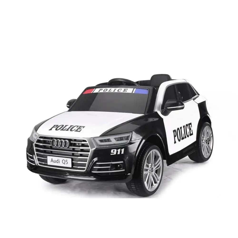 COCHE ELÉCTRICO PARA NIÑOS AUDI Q5 POLICIA 12V RC|Каталки-пушкары машинки| |