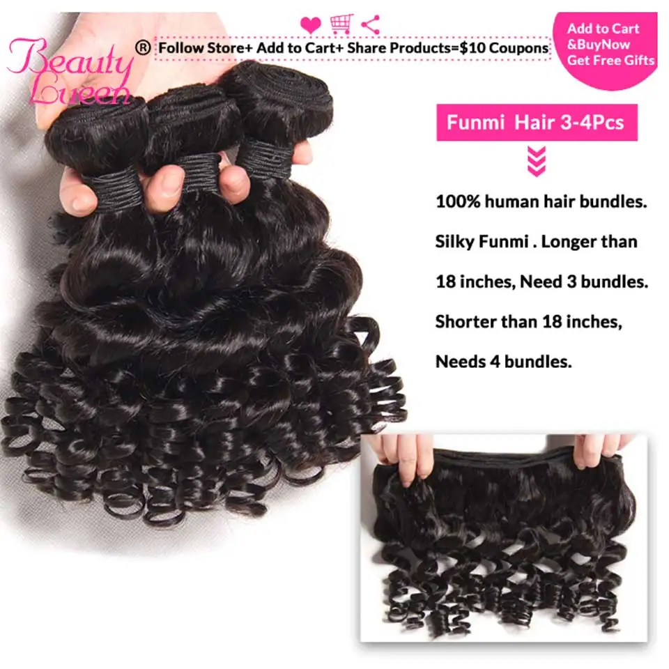 Волнистые волнистые волосы 3 пучка с закрыванием бразильские пучки не Реми