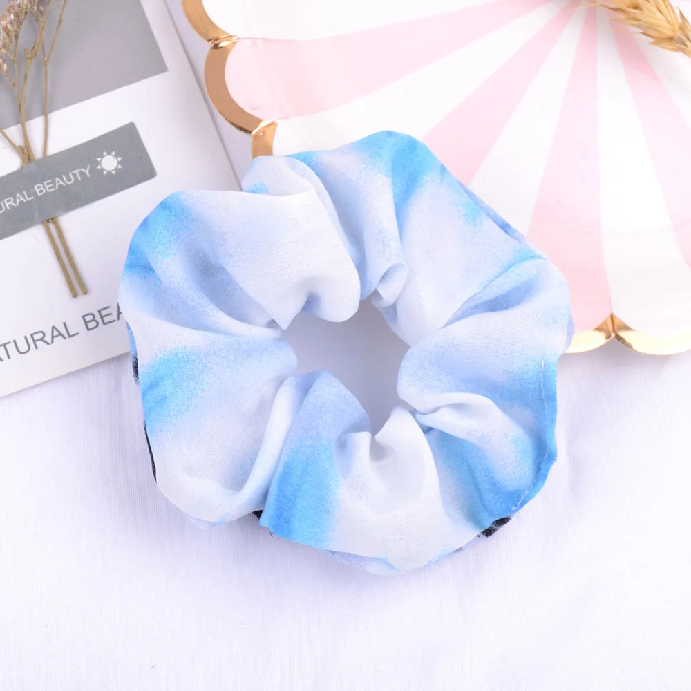 

4Inch Colorful Scrunchie Women Girls Elastic Hair Rubber Bands Accessories Ponytail Holder Headdress Hair Accessories