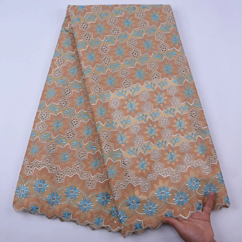 

Новая африканская сухая хлопковая кружевная ткань Дубай дизайн швейцарская вуаль кружева в Швейцарии 100% хлопок французское мягкое кружево...