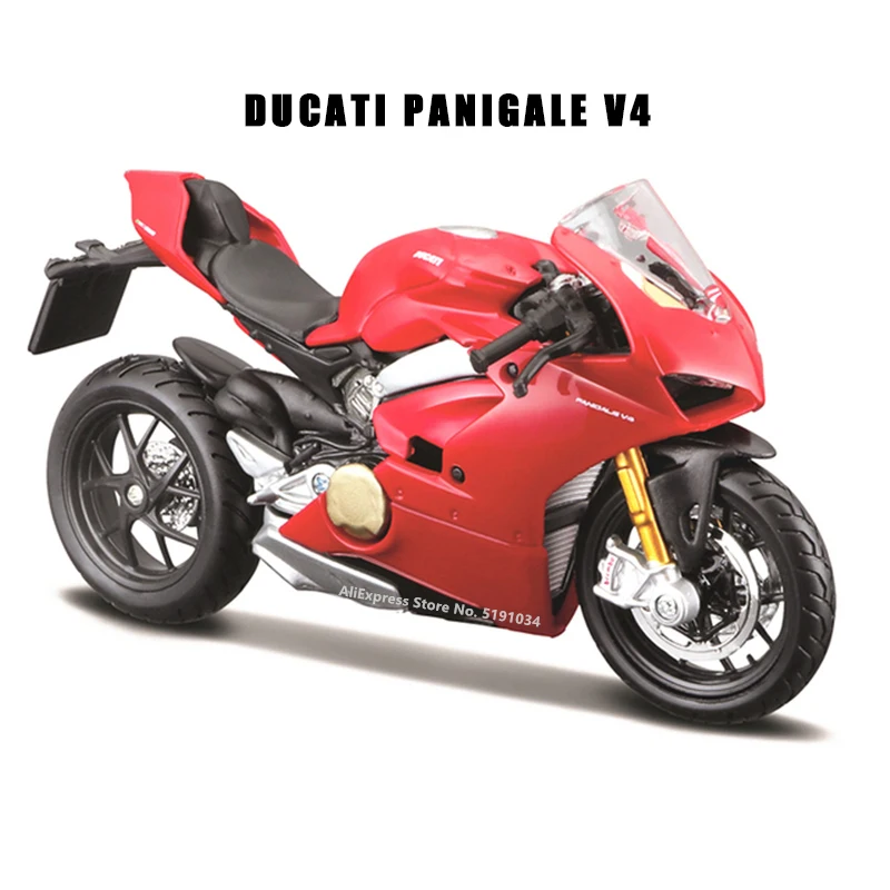 

Bburago 1:18 Hot New Products DUCATI PANIGALE V4 original authorized simulation alloy motorcycle model toy car gift collection