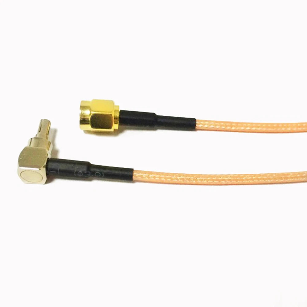 RF Pigtail SMA male К CRC9 90 градусный разъем RG316 коаксиальный кабель 15 см адаптер 3G usb модем