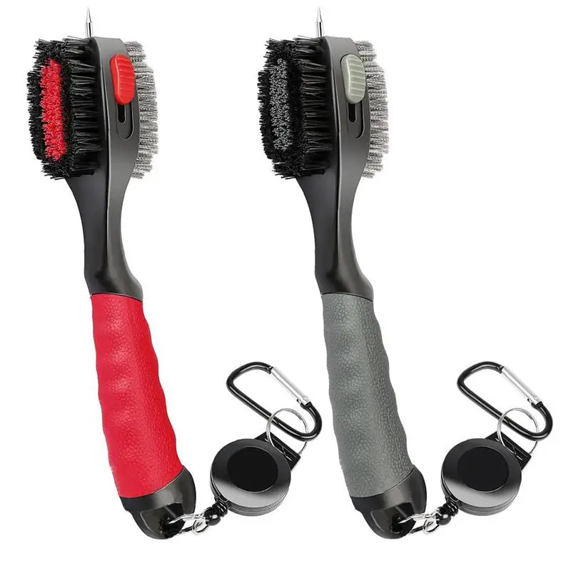 

2 шт., двусторонние щётки для чистки клюшек для гольфа