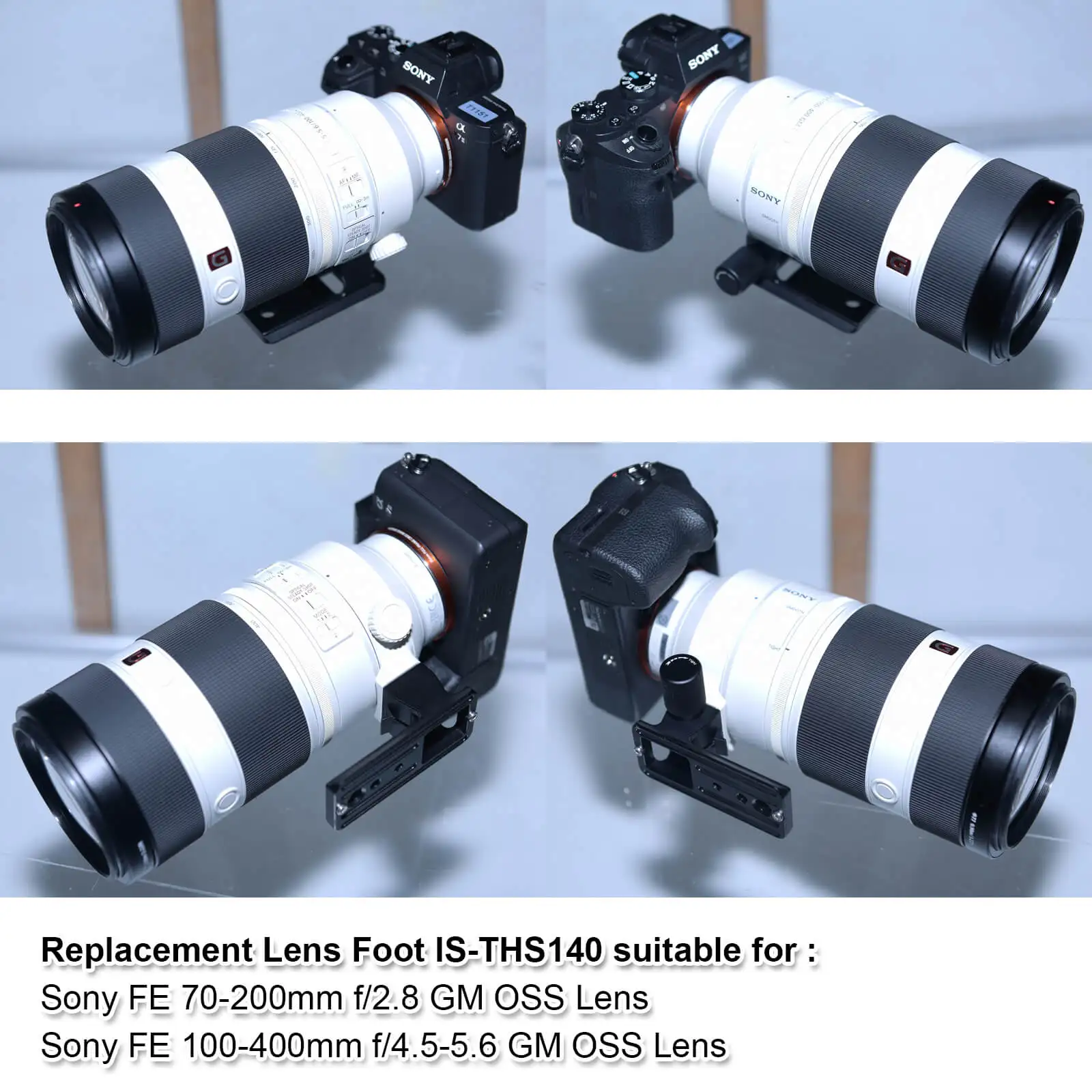 Замена воротника объектива ARCA 85 мм основание для Sony FE 70 200 f/2 8 GM OSS и 100 400 f/4 5 6