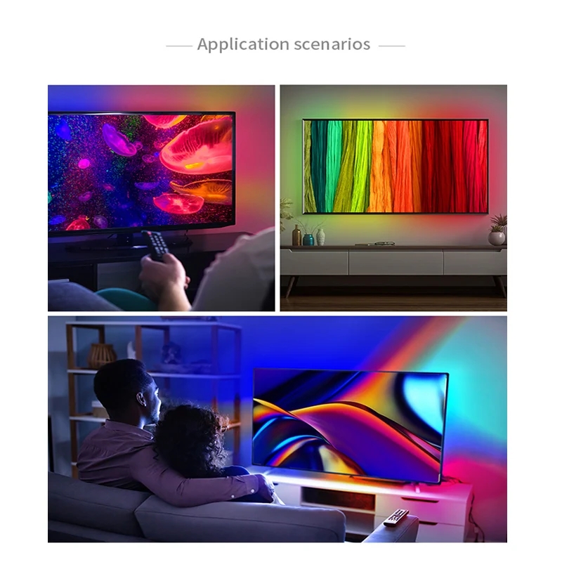Комплект освесветильник для телевизора 4K HD TV компьютерный экран подсветка HDMI