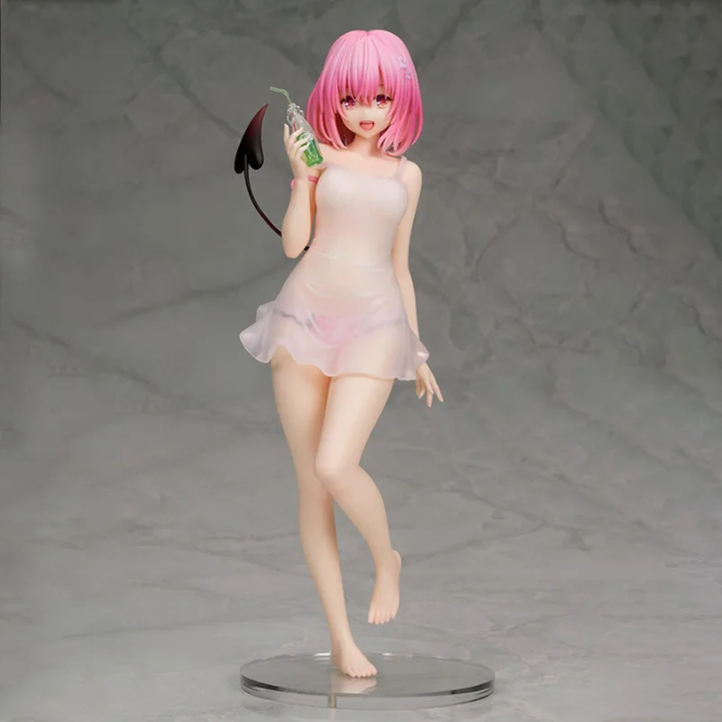 

Anime 24cm To Love Kawaii Ru Detachabletransparent Swimsuit Momo Sexy Girl Pvc Adult Action Figure Queen Mengmeng Figurine Toy