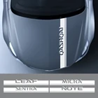 Наклейки для авто, наклейка на капот двигателя, аксессуары для Nissan Qashqai J10 Leaf Micra Sentra патруль Maxima X-Trail Note