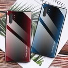 Чехол из закаленного стекла для телефона Samsung Note 10 S20 Plus Ultra 9 8, стеклянный чехол для Galaxy A51 A50 A71 A70 S9 S10 S8 Plus S10E