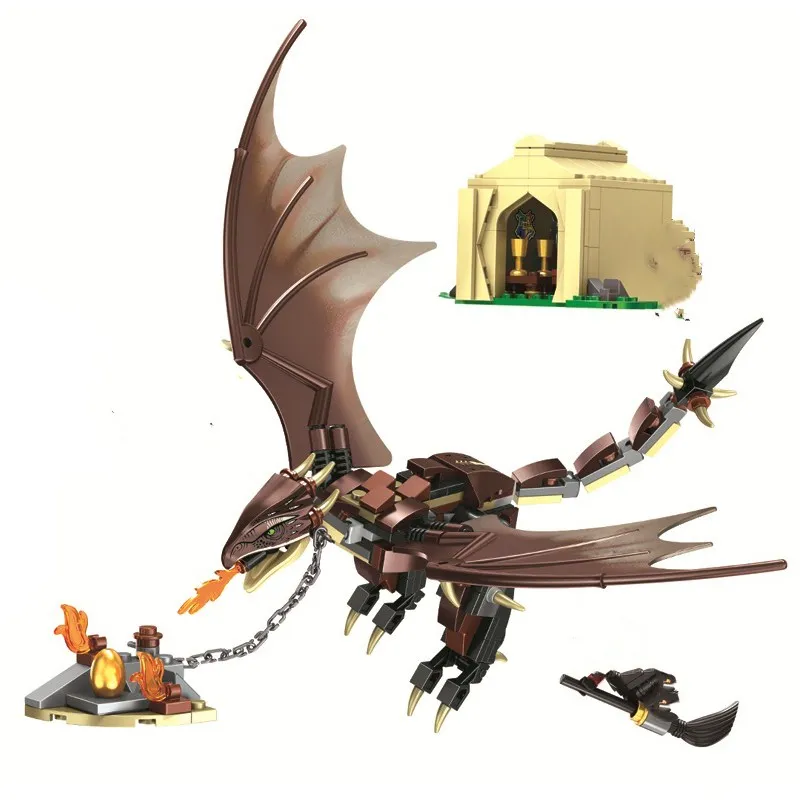 Волшебные строительные блоки совместимые с замком Волдеморт 75948 детские игрушки