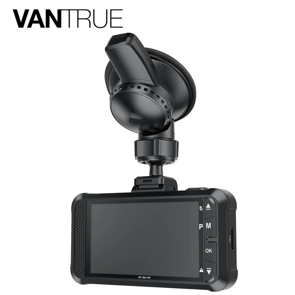 Автомобильный видеорегистратор Vantrue Dash Cam 4k UHD 3840*2160P WDR суперконденсаторный с G