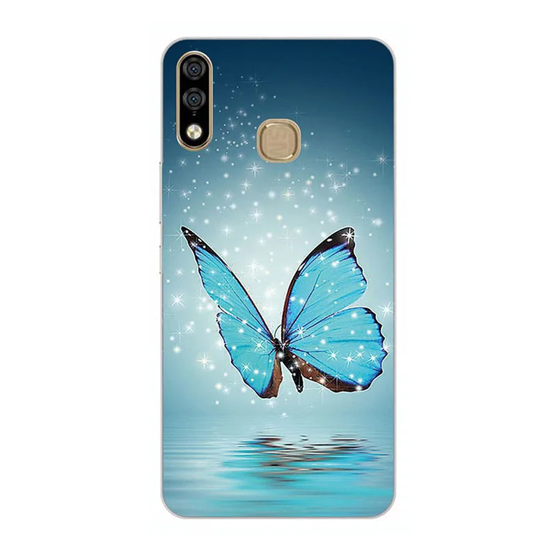 Узорчатый чехол для Tecno Spark 3 Pro KB8 6," задняя крышка цветок кошка собака печать бабочка животное мягкий силиконовый чехол для телефона