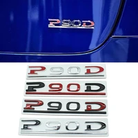 for tesla model 3 s x y letter p90d car original displacement metal logo sticker car rear trunk emblem badge styling stickers