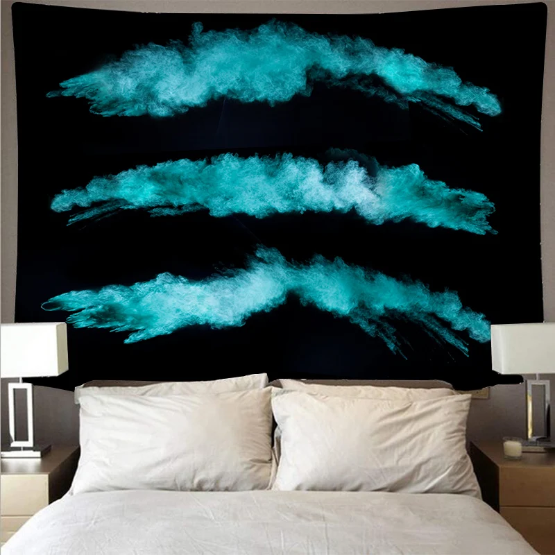 

Color pigment powder collision tapestry art wall cloth psychedelic wall hanging beach towel polyester fiber blanket yoga GT65