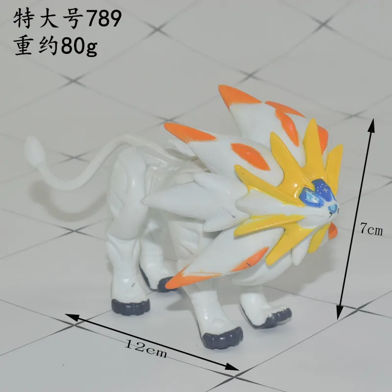 Solgaleo большой размер аниме мультфильм экшн и игрушки Фигурки Коллекция Покемон модель игрушки